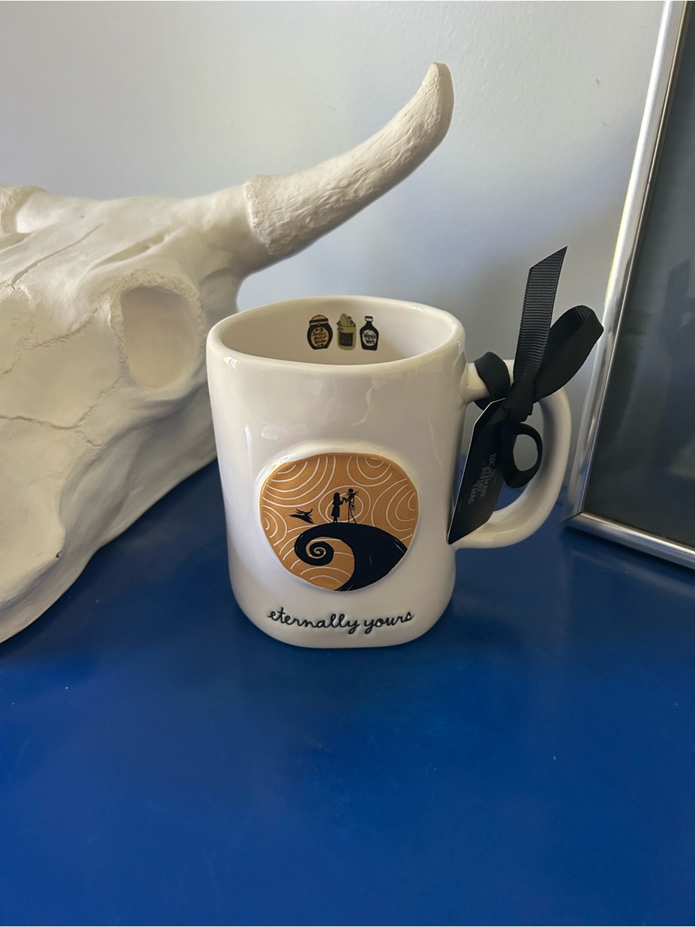 Rae Dunn Disney Nightmare Before Christmas Jack Skellington Sally Shock Zero Mug
